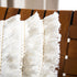 16-inch PLS7142A-1616 Safavieh Home Collection Grema Boho White Fringe Decorative Accent Pillow