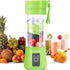 Portable Blender, 380ML Mini Mixer for Smoothies and Milkshakes, USB Rechargeable, Handheld, Green