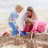 2 Pack 27.2" Beach Shovels for Kids, Long Detachable Kids Shovel with Wood Handle Metal Spade Sand Shovels for Digging