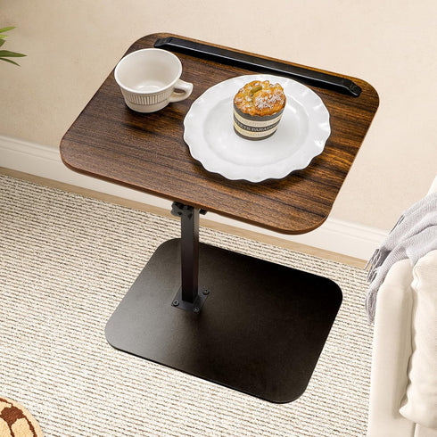 Wioxewi Sofa Tray Table - Folding Swivel Laptop Desk for Couch, Bed, Recliner,