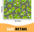 3x5 Car Play Rug City Life Traffic Road Kids Rug, Educational Road Carpet Kids Play Mat for Floor Nursery Toddler