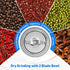 Secura Brands Coffee Grinder Electric Spice Herb Seeds Grinder with Two Glass Bowl, Dry and Wet Grinder