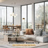 Shackcom Window Security Film 17.3in x 9.84ft, Clear Adhesive Anti-shatter Tempered Glass Film for Home, Office, Car