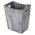 BTY Farmhouse Wooden Trash Can, Small Square Wastebasket, Rustic Torched Container Bin Holder for Kitchen, Office -