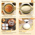 Set, Sourdough Starter Kit with Cotton Rope Banneton Basket & Jar, Bread Baking Supplies and Tools Complete Sourdough