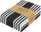 Urban Villa 100% Cotton Kitchen Towels Pack of 3, Highly Absorbent Quick Drying Soft Dish Towels, 20x30 Inch, Black &