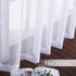 NICETOWN Sheer Curtains for Patio Door, Grommet Voile Texture Lightweight Window Drapes, 1 Piece, W70 x L63, White