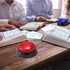 2 Christian Bible Friendly Feud Game with Answer Buzzers, Religious Feud Card Board Game Night Family Church Group Fun