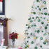 Lulu Home Christmas Ball Ornaments, 24 Ct 2.36" Pre-Strung Hanging Decorations, Shatterproof Plastic Balls (Light Green)