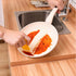 MXY Kitchen Silicone Spatula for Dirty Fry Pan Dish Pot Washing Scraper Cleaning Brush Pack of 1 PC by MXY