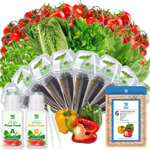 Herb & Salad Seed Pods for All Hydroponics Growing Systems, 8 Pods