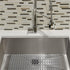 YBM Home 2-Pack Kitchen Sink Grid Mat Pad - Plastic Protector with Quick Draining Holes, Non-Skid, Gray