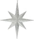Vickerman 15.75" Champagne Iridescent Glitter Bethlehem Star Christmas Ornament