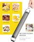 Ourokhome Kitchen Lemon Zester, Stainless Steel Hand Held Grater for Cheese, Ginger, Chocolate, Citrus, with Cleaning