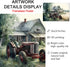 Farmhouse Canvas Wall Art, Old Tractor Pictures, Rustic Barn Prints for Country House 16x24in