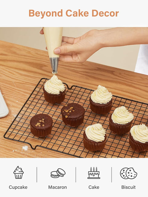 Kootek Piping Bags, Disposable Pastry Bags, 16 Inch, 100 Pcs Anti Burst Large Icing Bags for Baking