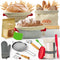 HASHMUST 33 Pcs Sourdough Starter Kit, Sourdough Bread Baking Supplies, 9'' Round &