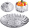 Veggie Vegetable Steamer Basket - Folding Collapsible Stainless Steel Insert for Cooking Food, Fits 5.9" to 9.8" Pots