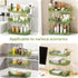 Counter Countertop 3-Tier) Bathroom Organizer with Hair Dryer Holder and Toothbrush Holder, Acrylic Vanity Tray