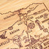 Totally Bamboo A Slice of Life Texas State Cutting Board, 11" x 8.75" Serving Board