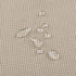 Valea Home Waffle Weave Textured Bathroom Window Curtains, Water Repellent Short Kitchen Tiers, Taupe, 36 x 36 inches