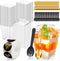 SEIION 260 Pcs 5oz Clear Plastic Dessert Cups with Lids & Spoons BPA-Free