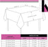 Kadut Square Tablecloth 52 x 52 Inch Lavender Heavy Duty Washable Table Cloth for Parties, Weddings, Kitchen, Restaurant
