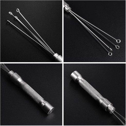 Espresso Coffee Stirrer - MATOW Stainless Steel Mini Whisk for Professional Coffee Powder Stirring