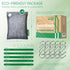 Activated Charcoal Odor Absorber, Large 10 Pack with Hooks, Bamboo Charcoal Air Purifying Bags for Home, Car, Closet