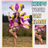 Summer Rave Fan Holster Rave Fan Holder Folding Hand Fan Pouch Foldable Fan Sleeves with Waist Belt for Thigh Party