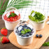 25 Pack 8 oz TOFLEN Plastic Dessert Cups with Dome Lids, Clear Disposable Yogurt Parfait Cups with Lids, Individual