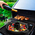 Cast Iron Chicken Roaster, Beer Can Chicken Holder Turkey Fryer with Roasting Pan, Poultry Roaster Stand Barbecue