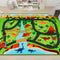 Kids Carpet Playmat Rug,59"X39.4" Dinosaur Car Rugs for Kids Toy Cars,Non Slip