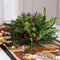 Bailikang 2PCS Christmas Artificial Pine Needles Branches Table Decor with Red Berry