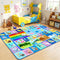 Kids Rug for Playroom Bedroom, 2.5x4 Feet Educational ABC Area Rug for