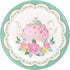 Floral Themed Tea Party Supply Pack Bundle for 8 Guests - Includes Paper Plates & Napkins