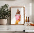 11x14 Poster Master Cocktail Print - Retro Western Cowboy Poster - Wild West Collage Art - Kitchen Wall Design