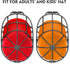 Hat Washer Cage - Hat Cleaner | Perfect Fit for Adult and Kids Hats | Ideal for Baseball Caps | Safe for Dishwasher and Washing Machine | Black | 3-Pack by XQXA