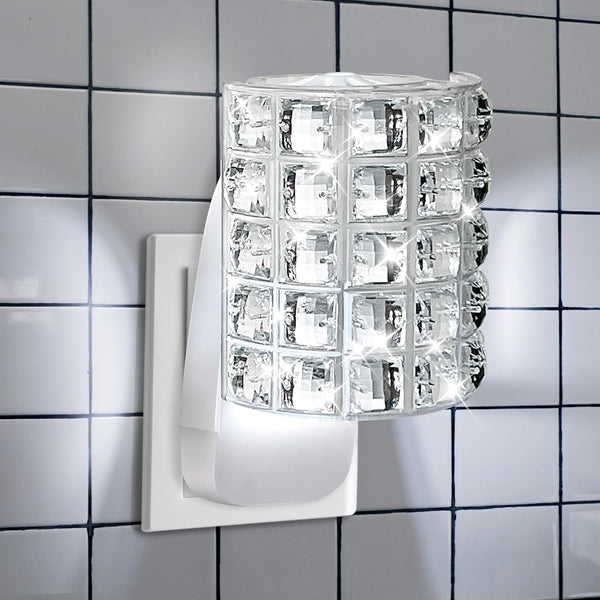 Wall Fragrance Plug in with Night Light, Compatible with Bath & Body Works WallFlower Fragrance, Essential Oil Diffuser