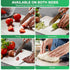 BEGCON 304 15.4" 11" Stainless Steel Cutting Boards for Kitchen - Stainless Steel Food Grade, Double-Sided Non Toxic