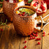 LIVEHITOP Moscow Mule Mugs Set of 4, Handcrafted Copper Cocktail Cups with Coasters for Cold Drinks and Parties