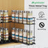 Mystozer 7.4" Wx10.43 Dx8.26 3 2 Pull Out Spice Rack Organizer for Cabinet, Slide Out Spice Racks, Easy to Install