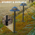 2PCS 3/4-14NPSM GOODSMANN Landscape Light Stakes Path Lights Replacement Stakes Metal Spikes for Outdoor Lighting Low