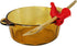 HOME-X Red Rooster Spoon Holder - Fun Kitchen Accessories, Pot/Pan Clip for Hostess Gifts