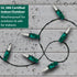 Brite Star 100 Count Mini String Christmas Lights, Multi - 22 Feet Indoor/Outdoor with Green Wire
