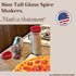Premium Glass Spice Shakers - 16 oz Versatile Seasoning and Spice Dispenser with Sifting Lids for Popcorn, Cheese, Cinnamon, and Salt, Made in USA by JARMING COLLECTIONS by JARMING COLLECTIONS