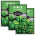 Bloomsdale Spinach Seeds for Planting | Heirloom Non-GMO Variety for Home Vegetable