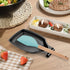 LIANYU Black Spoon Rest for Kitchen Counter, Stainless Steel Holder for Stove Top, Heavy Duty, Dishwasher Safe
