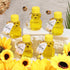 50 Sets 2oz 50 50 2 FoldTier Plastic Honey Bear Bottle Gifts Bear Shape Clear Empty Honey Jar with Screw Yellow Lid