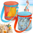Vodolo Sea Shell Bags for Beach,2PCS Large Mesh Seashell Holder for Adults,Shelling